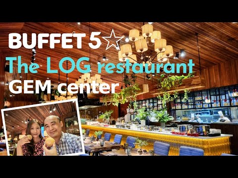 buffet 5 estrelas o restaurante LOG GEM CENTER cantou trọng e lãng mạn | espaço luxuoso e romântico