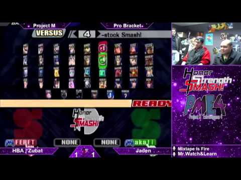 [PME4] HBA | Zubat (Yoshi/Luigi) |vs| Jaden (Sheik/Peach) Project M 3.6