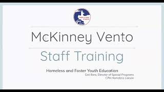 McKinney Vento Training