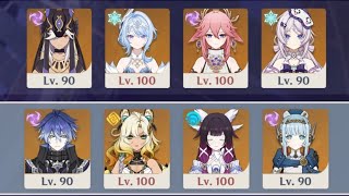 【原神】Ver.7.0B 螺旋12層 星電導セノ＆月感電フリンズで星9攻略【Genshin Impact】