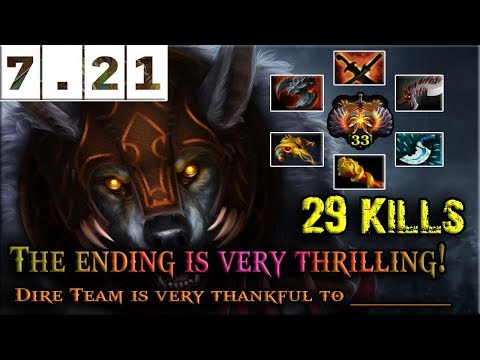 Dota 2 - Crazy Bear Who Can Burst Down His Enemy in 2 Seconds - URSA Mad Rage 29 Kills