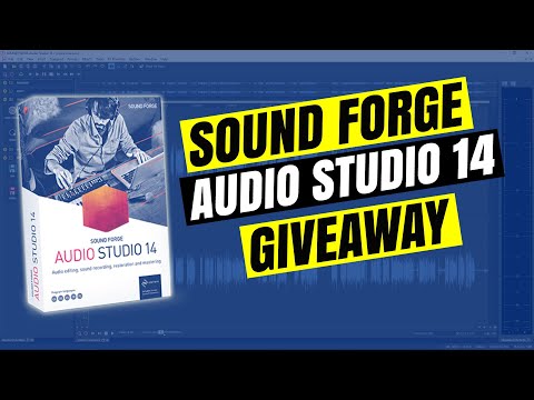 Sound Forge Audio Studio 14 Giveaway - June 2020