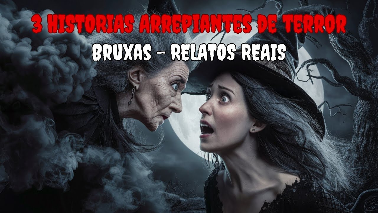 3 Historias Arrepiantes de Terror - Bruxas - Relatos Reais