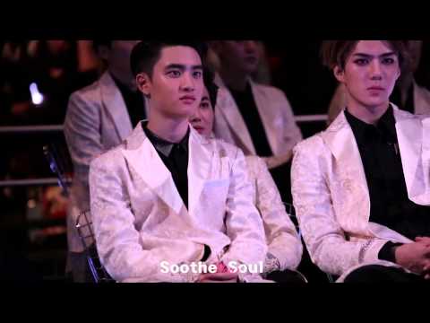 141203 EXO D.O. reaction to GDxTaeyang in MAMA