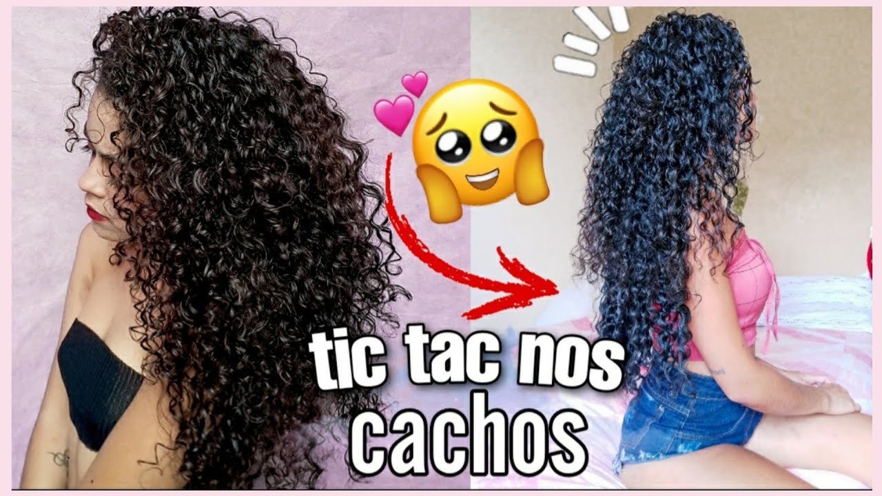 COLOCANDO APLIQUE TIC TAC NO CABELO CACHEADO | Por Bruna Pinheiro