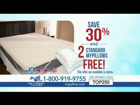 my pillow mattress topper code