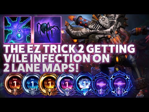 Nazeebo Ravenous Spirit - THE EZ TRICK TO GETTING VILE INFECTION ON 2 LANE MAPS! - Bronze 2 GM