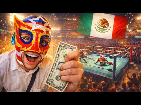 I Tried The CHEAPEST Ticket at Mexican Wrestling 🇲🇽 