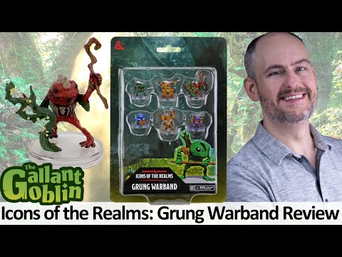 Grung Warband - Icons of the Realms WizKids Prepainted Minis