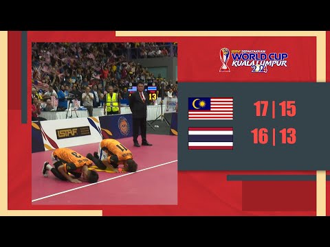 Sorotan Perlawanan: Malaysia 2 - 0 Thailand | Double | ISTAF World Cup Final 2024