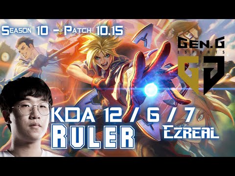 Gen Ruler EZREAL vs CAITLYN ADC - Patch 10.15 KR Ranked