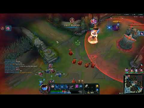 Lucian Mid v. Morgana Mid 1v1 Kill