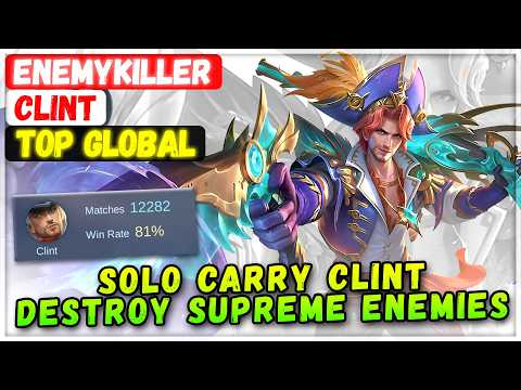 Solo Carry Enemykiller Destroy Supreme Enemies [ Top Global Clint ] Simo Häyhä Mobile Legends Build