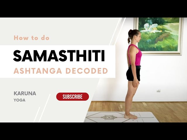 Video de pronunciación de Samasthiti en Inglés