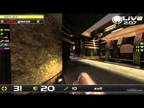 evil vs gienon (gienek) - DreamHack Winter 2013 Group C Round 3 (Quake Live VOD)