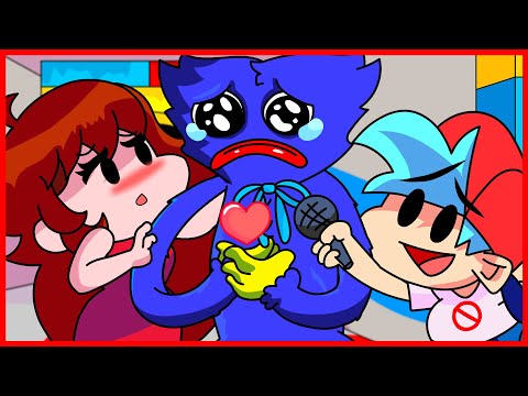 HUGGY WUGGY IS NOT A MONSTER! Poppy Playtime & Friday Night Funkin Animation