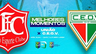 MELHORES MOMENTOS - UNIÃO X OPERÁRIO VG (Campeonato Mato-Grossense)