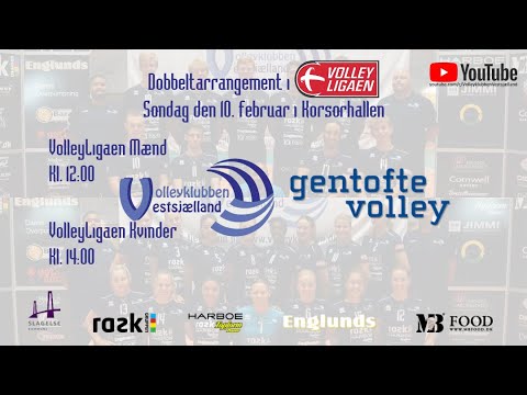 VolleyLigaen. VK Vestsjælland - Gentofte Volley. 10. februar 2019