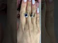 Серебряные серьги с сапфиром 4.3ct