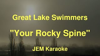 Great Lake Swimmers - Your Rocky Spine (Karaoke)