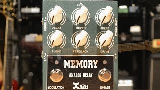 Video thumbnail for Xvive W3 Memory Analog Delay - FULL DEMO with Sean Gibson of The Noise Reel by Sean Gibson