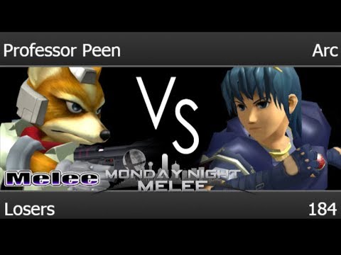 MNM 184 - Professor Peen (Fox) vs FX | Arc (Marth) Losers - Melee