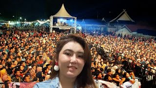 Bagai Langit dan bumi  - Via Vallen live Bandara Jambi 7 Maret 2020