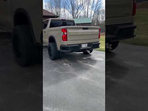 2023 Silverado 1500 Zr2 cold start with borla atak