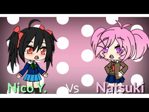 Nico yazawa vs Natsuki 2. {Gacha Life rap battle}