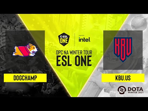 Dota2 - KBU.US vs. DogChamp - Game 2 - DPC NA Winter Tour - ESL One