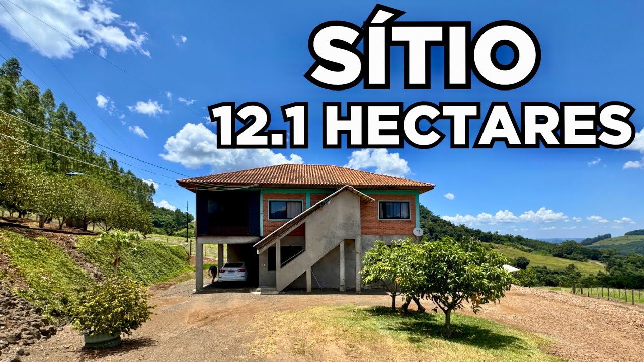 SÍTIO A VENDA EM SANTA CATARINA COM APTIDÃO PARA LAVOURA PECUÁRIA LEITEIRA CASA ÁGUA FRUTAS R$1.3MI