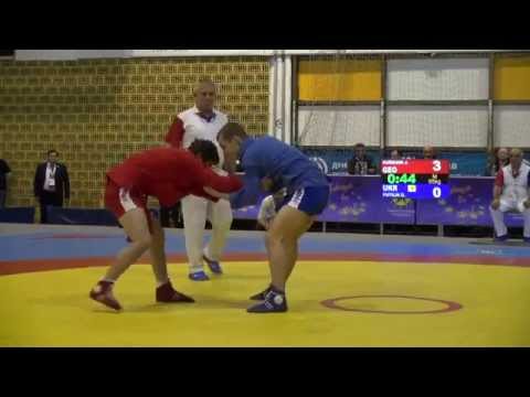 Самбо Первенство Европы 2015 КУРДИАНИ Джамбул (Грузия) vs ПУТИЛИН Алексей (Украина) - юноши 65