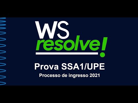 Resolução da Prova de Física do SSA1/UPE 2021