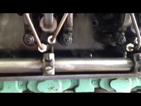 8v71 stuck fuel injector