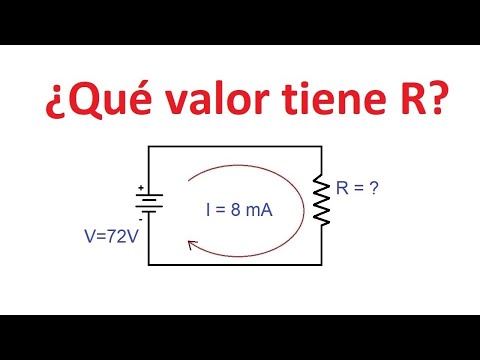 como calcular la resistencia en un circuito simple con la ley de ohm