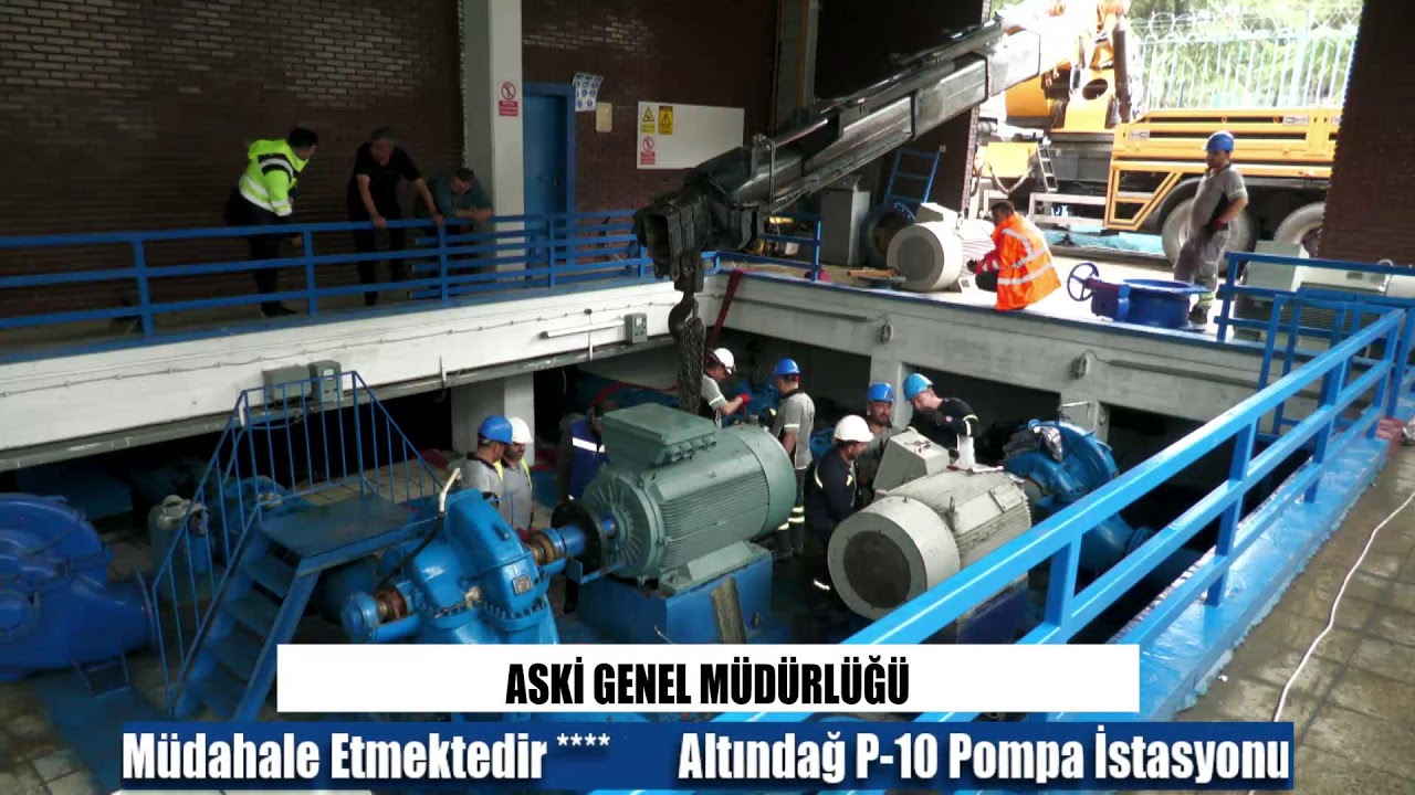 ASKİ - Altındağ P-10 Pompa İstasyonu’nda Meydana Gelen Arızaya Tüm Ekiplerimiz Müdahale Etmektedir