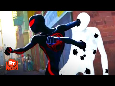 Spider-Man: Across the Spider-Verse (2023) - Miles vs. The Spot Funny Fight Scene | Movieclips