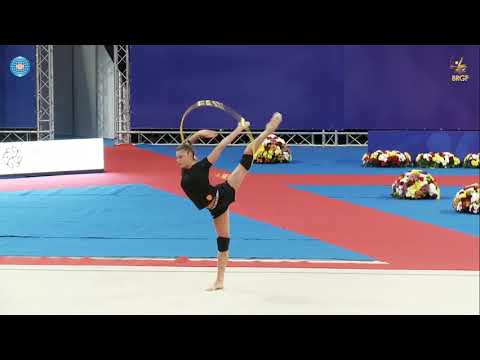 Alexandra Soldatova Hoop Training World Cup Sofia 2019