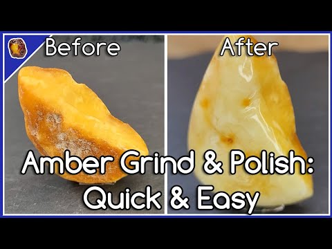 Grinding and Polishing Amber like a Pro - Amber Crafting & Processing