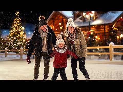 Two frozen hearts warmed up on the ice by the magic of Christmas | Full Christmas Movie in English