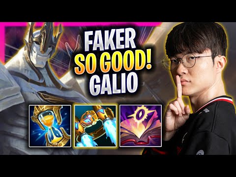 FAKER IS SO GOOD WITH GALIO! - T1 Faker Plays Galio MID vs Azir! | Season 2025