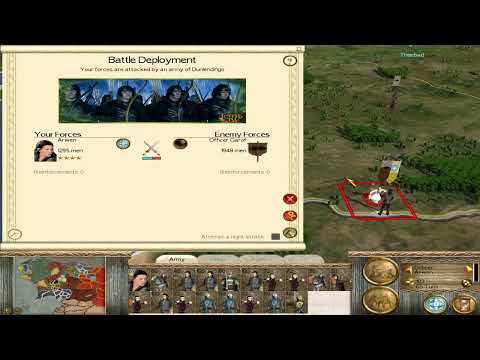 Arwen 's March West -The Lord of the Rings: Total War 3.02- Gwoodelf's Sub-Mod: Noldor Campaign  #02