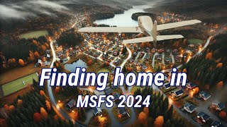 Finding home | Small airplane | Cessna 400