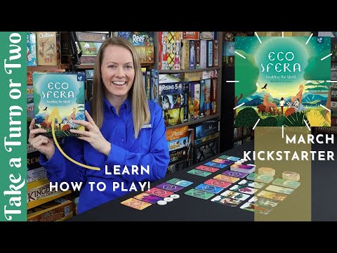 ECOSFERA Preview | Take a Turn or Two of a Cooperative Deck-Building Game (at Kickstarter in March)