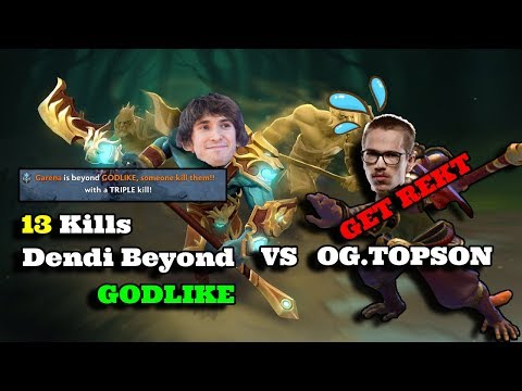 Dendi Beyond GODLIKE [Phantom Lancer] 13Kills ❗️❗️ Topson TRY HARD ☠️☠️ Highlights Dota 2