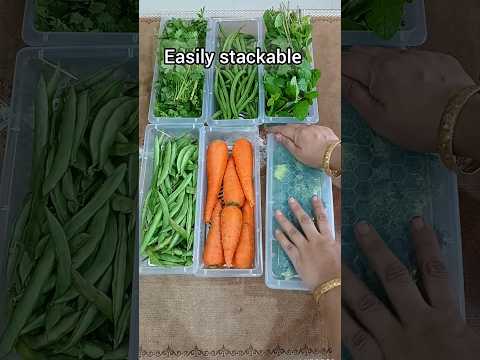 Storing Vegetables in Refrigerator #youtubeshorts #shorts
