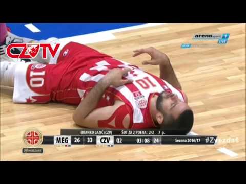 Play of the game: Branko Lazić | Mega Leks - KK Crvena zvezda mts ,KLS 11 Kolo | 2017