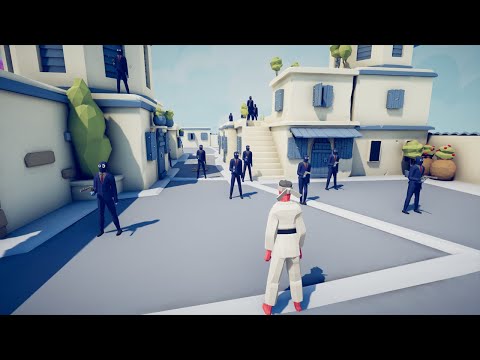 ONE KICK KEVIN vs FORTRESS TEAM UNITS - TABS - Totally Accurate Battle Simulator