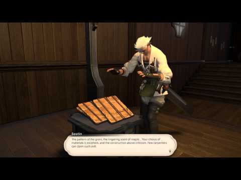 FFXIV ARR: To Be the Wood (Carpenter Class Quest LV 5) Cutscene