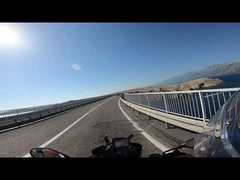 Croazia- Paški most - BMW GS 1200 ADVENTURE